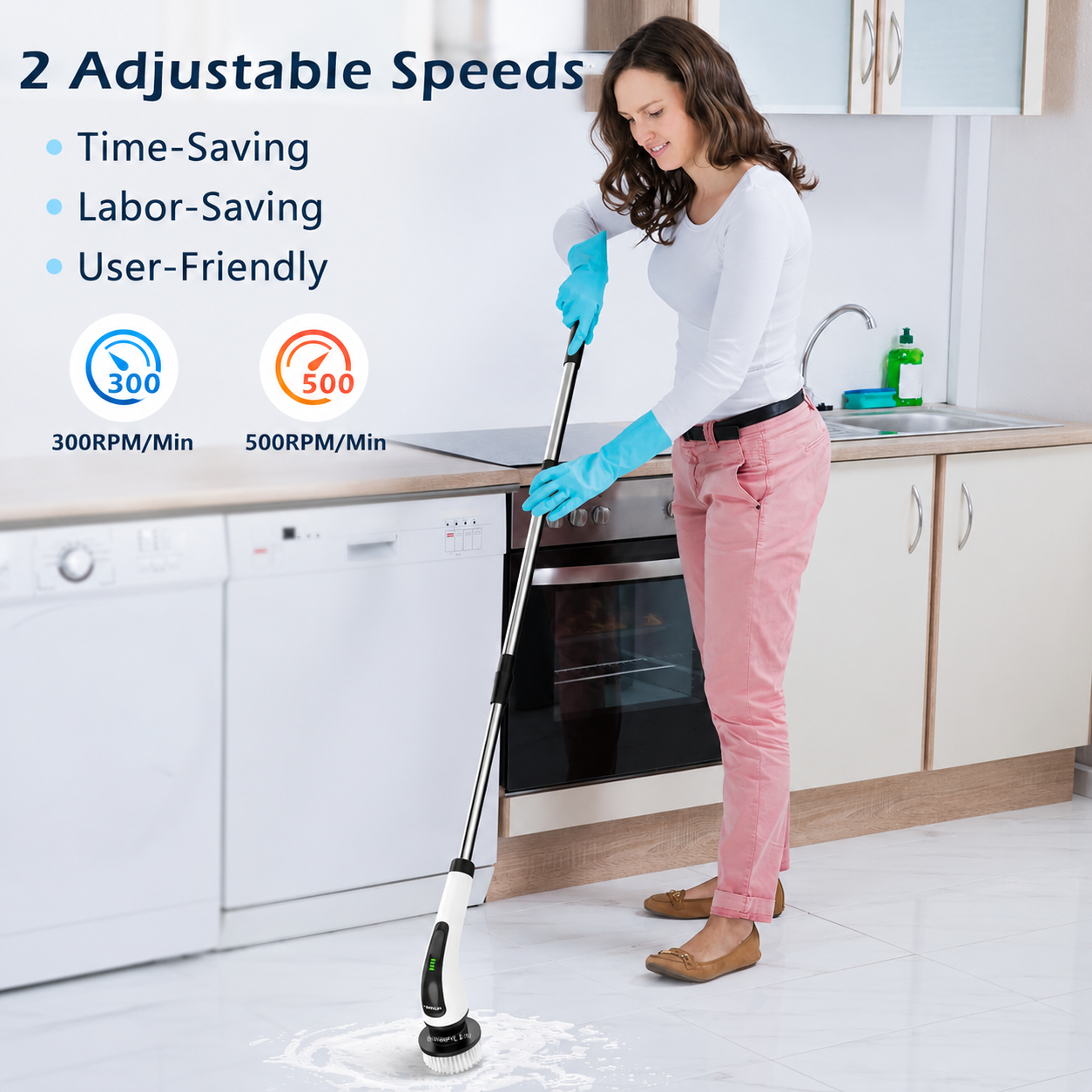Toffler Space - Cordless Electric Spin Scrubber